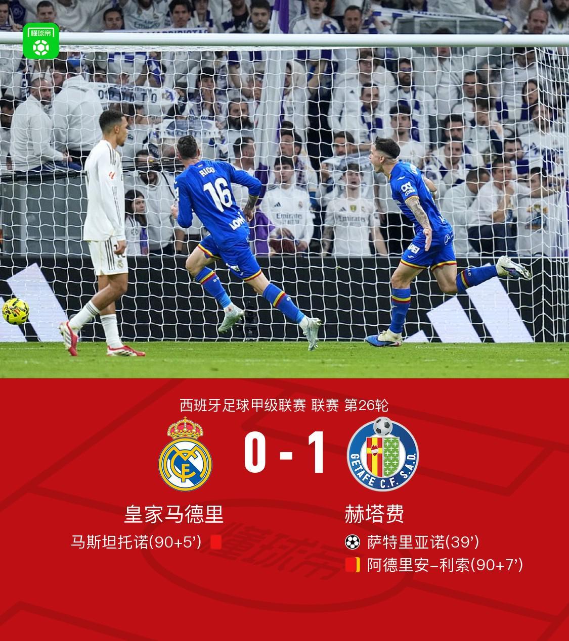 加拿大28开奖-剑南春｜皇马0-1赫塔费，萨特里亚诺凌空斩，维尼修斯失单刀